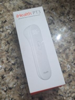 PT3 White No-Touch Forehead Thermometer
